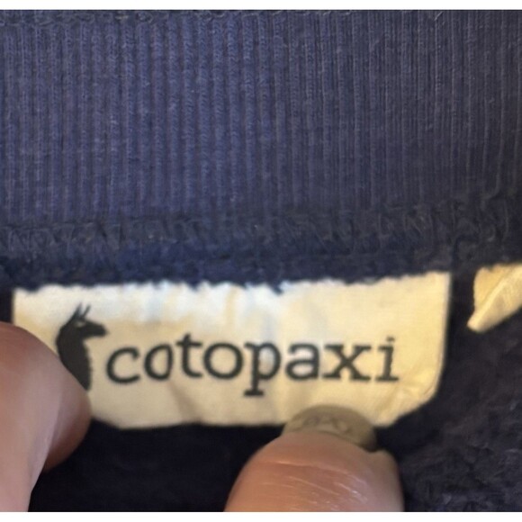 COTOPAXI Organic Jogger Sweatpant Women Small Navy Drawstring Pockets Athleisure - Picture 2 of 14